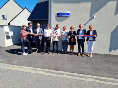 Inauguration de la résidence " Hameau Saint Roch 2" à Azereix