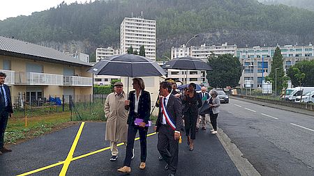 Visite Ministérielle au cœur du NPNRU de l'Ophite à Lourdes