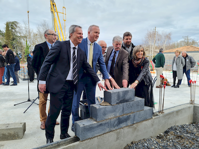 Pose de la Première Pierre d'une résidence senior à Andrest (65)